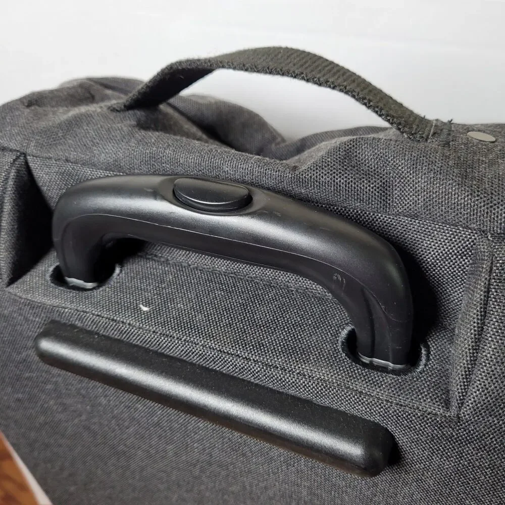 IKEA Forenkla Roller Carry On Bag Travel Luggage 15x11x31 Dark Gray Minimalist